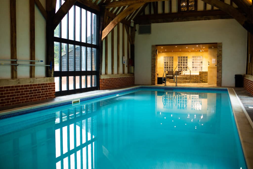 One of the swimming pools in Norfolk and Suffolk, featuring the indoor Caldecott Hall Country Park Swimming Pool with bright, welcoming facilities.