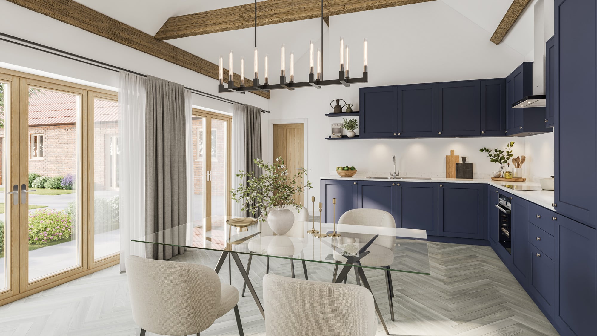 The Stables at Caldecott Hall Country Park 3 CaldecottHall Kitchen 7KB