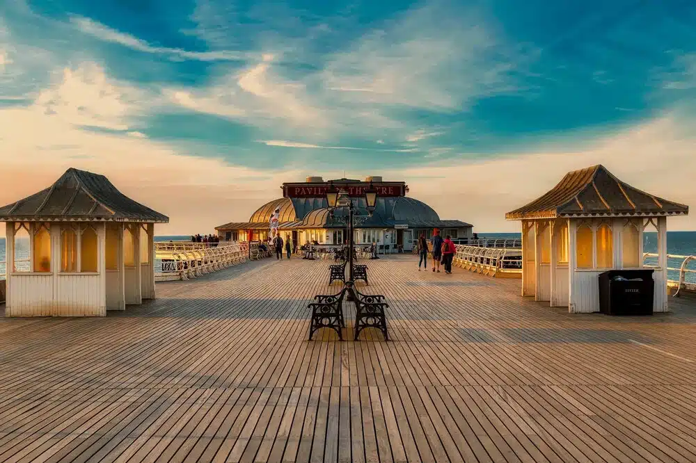 Peaceful view of Cromer Pier on a winter’s evening, part of Christmas Events in Norfolk 2025.