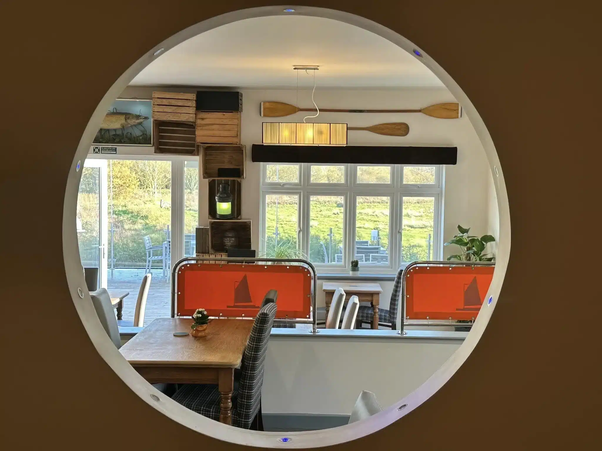 Interior shot of The Waveney Inn bar and restaurant