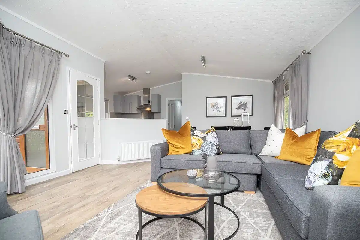 The Ultimate Guide to Buying a Holiday Home in Norfolk and Suffolk 2 Interior shot of space in a Waveney River Centre holiday lodge