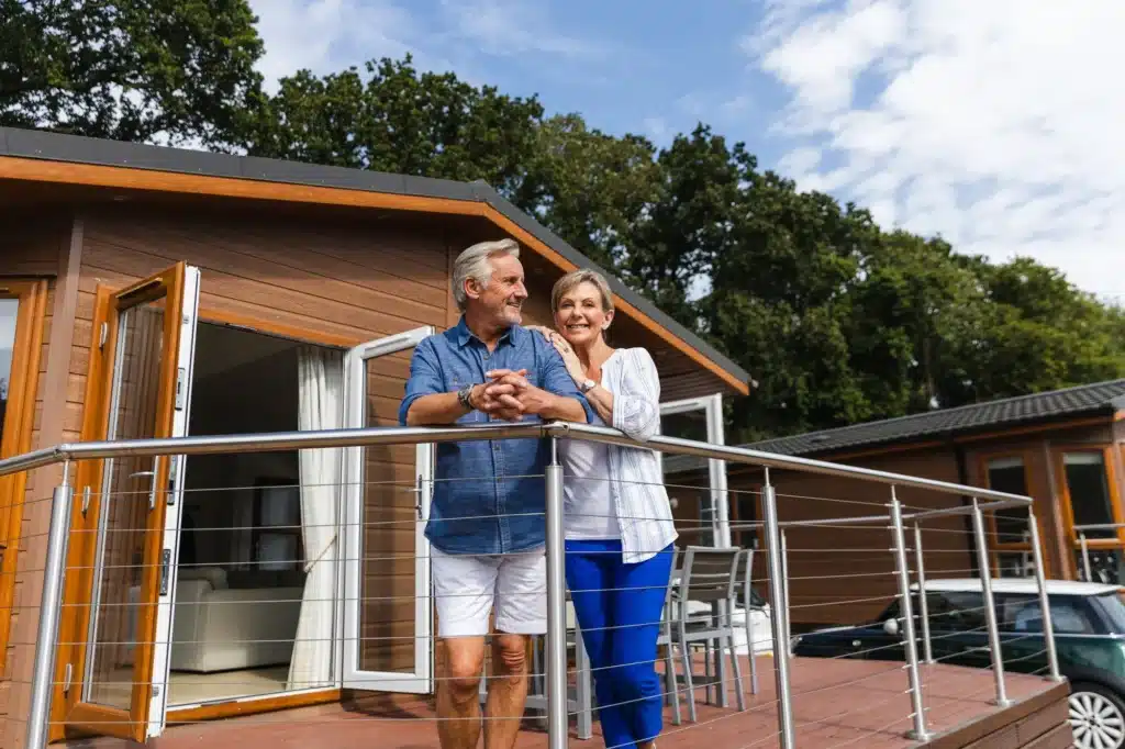 Couple at Waveney River Centre Lodge