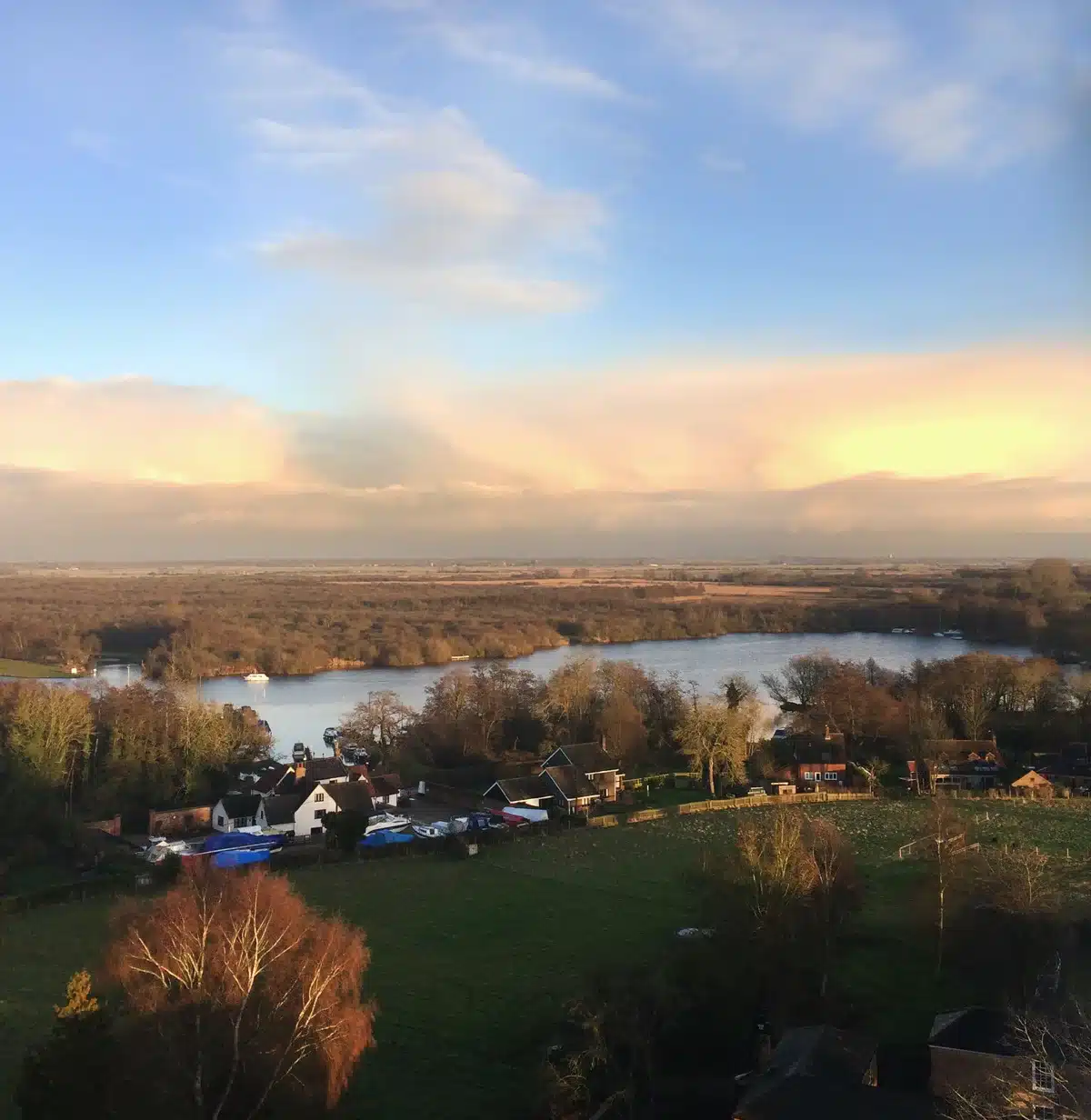 The view from St Helen's Church, Ranworth